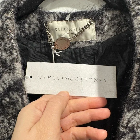 NWT Stella McCartney wool print kimono coat - Picture 7 of 9